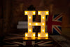 Steel Marquee Letter H Font Sign Warm White High-End Custom Zinc Metal Marquee Light Marquee Sign