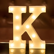 Steel Marquee Letter K Font Sign Warm White Led High-End Custom Zinc Metal Marquee Light Marquee Sign