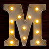 Steel Marquee Letter M Font Sign Led High-End Custom Zinc Metal Marquee Light Marquee Sign