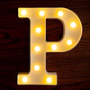 Steel Marquee Letter P Font Sign Led High-End Custom Zinc Metal Marquee Light Marquee Sign