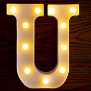 Steel Marquee Letter U Font Sign Led High-End Custom Zinc Metal Marquee Light Marquee Sign