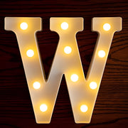 Steel Marquee Letter W Font Sign Led High-End Custom Zinc Metal Marquee Light Marquee Sign