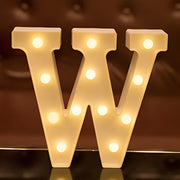 Steel Marquee Letter W Font Sign Warm White Led High-End Custom Zinc Metal Marquee Light Marquee Sign