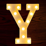 Steel Marquee Letter Y Font Sign Led High-End Custom Zinc Metal Marquee Light Marquee Sign