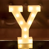 Steel Marquee Letter Y Font Sign Warm White Led High-End Custom Zinc Metal Marquee Light Marquee Sign