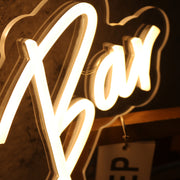 Lash And Wax Bar Yellow Neon Sign