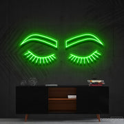 Lashes Brows Neon Sign