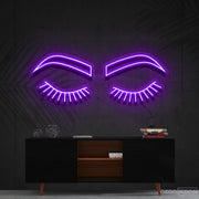 Lashes Brows Neon Sign