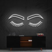 Lashes Brows Neon Sign