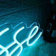 Lasse Blue Neon Sign