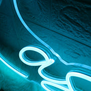 Lasse Blue Neon Sign