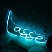 Lasse Blue Neon Sign