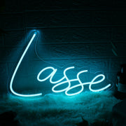 Lasse Blue Neon Sign