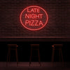 Late Night Pizza Neon Sign