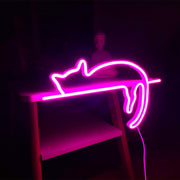 Lazy Cat Neon Sign