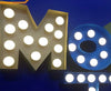 Steel Marquee Letter MO High-End Custom Zinc Metal Marquee Light Marquee Sign