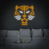 Led Neon Tiger Wall Decor Orange And White Neon Sign