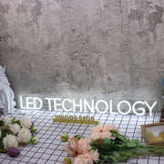 LED Technology White Neon Sign