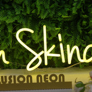 LeGem Skincare Yellow Neon Sign