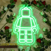 Lego Man Lego Guy Lego Boy Neon Sign