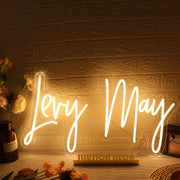 Lery May Yellow Neon Sign