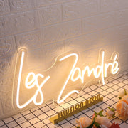 Les Zamdre Yellow Neon Sign