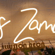 Les Zamdre Yellow Neon Sign