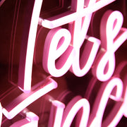 Let's Dance Neon Sign