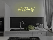 Lets Party Neon Sign