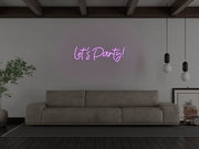 Lets Party Neon Sign