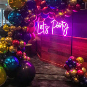 Lets Party Neon Sign