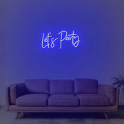 Lets Party Neon Sign