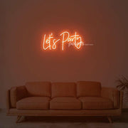 Lets Party Neon Sign