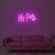 Lets Party Neon Sign