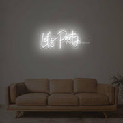 Lets Party Neon Sign