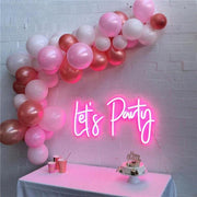 Lets Party Neon Sign