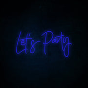 Lets Party Neon Sign