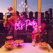 Lets Party Neon Sign