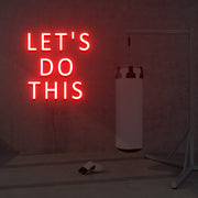 Lets Do This Neon Sign Lights Night Lamp Led Neon Sign Light For Home Party