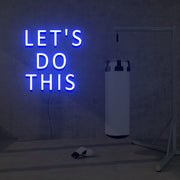 Lets Do This Neon Sign Lights Night Lamp Led Neon Sign Light For Home Party