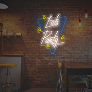 Lets Party For Home LED Neon Sign