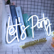 Lets Party Neon Sign