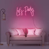 Lets Party Neon Sign