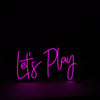 Lets Play Neon Sign