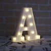 Steel Marquee Letter A Alphabet White Party Decor High-End Custom Zinc Metal Marquee Light Marquee Sign