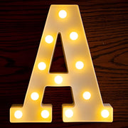 Steel Marquee Letter A Warm White High-End Custom Zinc Metal Marquee Light Marquee Sign