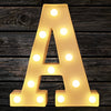 Steel Marquee Letter A Warm White Party Decor High-End Custom Zinc Metal Marquee Light Marquee Sign