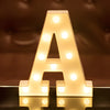 Steel Marquee Letter A Warm White Wedding Decor High-End Custom Zinc Metal Marquee Light Marquee Sign