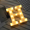 Steel Marquee Letter H Lighted Wedding Decor Led High-End Custom Zinc Metal Marquee Light Marquee Sign