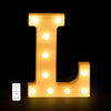 Steel Marquee Letter L Lighted Party Decor Sign Led High-End Custom Zinc Metal Marquee Light Marquee Sign